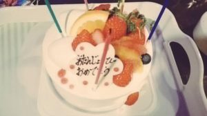 2017-04-12ジーナ誕生日会ケーキの写真