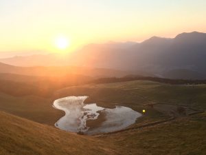 曽爾高原夕焼け