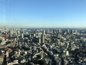 六本木ヒルズから見える東京