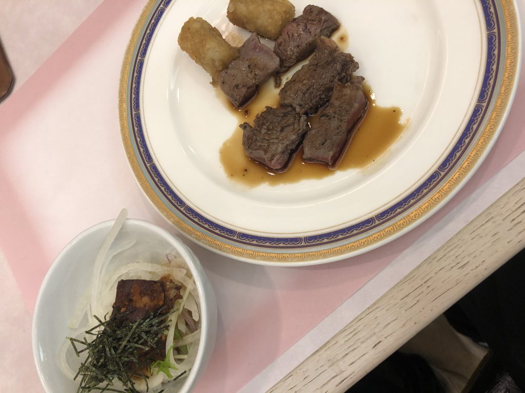 フォアグラ丼＆ステーキ