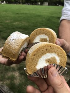 菓子工房ルーヴの和三盆ロールで乾杯！