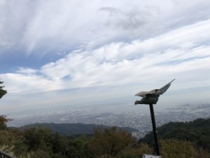 六甲山頂からの景色