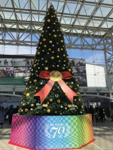 阪神競馬場クリスマスツリー