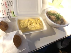 コロッケ＆だしまき＆かす汁うどん